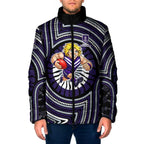 Fremantle Dockers Padded Jacket Indigenous Monochrome Dot Art Mascot Style