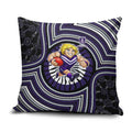 Fremantle Dockers Pillow Cover Indigenous Monochrome Dot Art Mascot Style