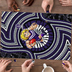 Fremantle Dockers Puzzle Indigenous Monochrome Dot Art Mascot Style
