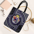 Fremantle Dockers Tote Bag Indigenous Monochrome Dot Art Mascot Style