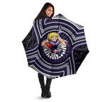 Fremantle Dockers Umbrella Indigenous Monochrome Dot Art Mascot Style