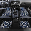 Geelong Cats Car Mats Indigenous Monochrome Dot Art Mascot Style
