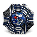 Geelong Cats Umbrella Indigenous Monochrome Dot Art Mascot Style