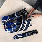 Geelong Cats Umbrella Indigenous Monochrome Dot Art Mascot Style