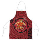 Gold Coast Suns Apron Indigenous Monochrome Dot Art Mascot Style
