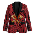 Gold Coast Suns Blazer Indigenous Monochrome Dot Art Mascot Style