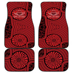 Gold Coast Suns Car Mats Indigenous Monochrome Dot Art Mascot Style