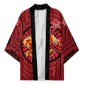 Gold Coast Suns Kimono Indigenous Monochrome Dot Art Mascot Style