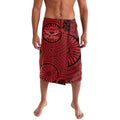 Gold Coast Suns Lavalava Indigenous Monochrome Dot Art Mascot Style