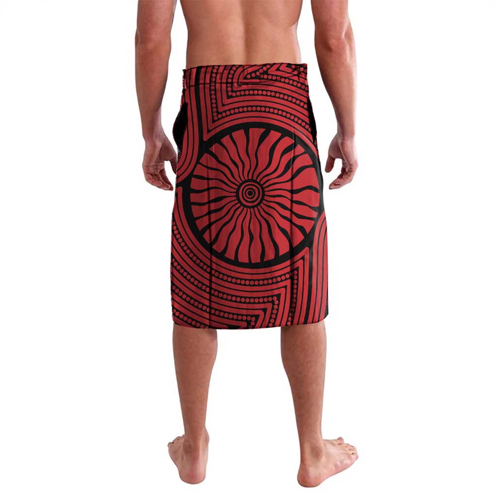 Gold Coast Suns Lavalava Indigenous Monochrome Dot Art Mascot Style
