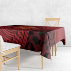 Gold Coast Suns Tablecloth Indigenous Monochrome Dot Art Mascot Style