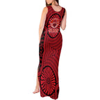 Gold Coast Suns Tank Maxi Dress Indigenous Monochrome Dot Art Mascot Style