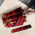 Gold Coast Suns Umbrella Indigenous Monochrome Dot Art Mascot Style