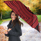Gold Coast Suns Umbrella Indigenous Monochrome Dot Art Mascot Style