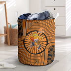 Greater Western Sydney Giants Laundry Basket Indigenous Monochrome Dot Art Mascot Style