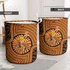 Greater Western Sydney Giants Laundry Basket Indigenous Monochrome Dot Art Mascot Style