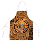 Greater Western Sydney Giants Apron Indigenous Monochrome Dot Art Mascot Style