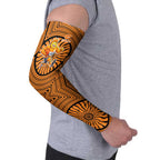 Greater Western Sydney Giants Arm Sleeves Indigenous Monochrome Dot Art Mascot Style