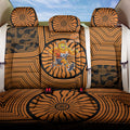 Greater Western Sydney Giants Back Car Seat Cover Indigenous Monochrome Dot Art Mascot Style