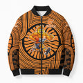 Greater Western Sydney Giants Bomber Puffer Jacket Indigenous Monochrome Dot Art Mascot Style