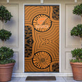 Greater Western Sydney Giants Door Cover Indigenous Monochrome Dot Art Mascot Style
