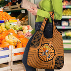 Greater Western Sydney Giants Grocery Bag Indigenous Monochrome Dot Art Mascot Style