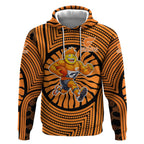 Greater Western Sydney Giants Hoodie Indigenous Monochrome Dot Art Mascot Style