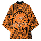 Greater Western Sydney Giants Kimono Indigenous Monochrome Dot Art Mascot Style