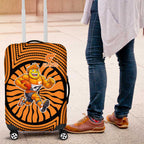 Greater Western Sydney Giants Luggage Cover Indigenous Monochrome Dot Art Mascot Style