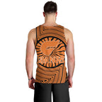 Greater Western Sydney Giants Men Tank Top Indigenous Monochrome Dot Art Mascot Style