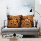 Greater Western Sydney Giants Pillow Cover Indigenous Monochrome Dot Art Mascot Style
