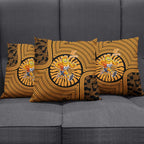 Greater Western Sydney Giants Pillow Cover Indigenous Monochrome Dot Art Mascot Style