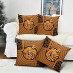 Greater Western Sydney Giants Pillow Cover Indigenous Monochrome Dot Art Mascot Style