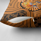 Greater Western Sydney Giants Pillow Cover Indigenous Monochrome Dot Art Mascot Style