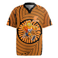 Greater Western Sydney Giants Rugby Jersey Indigenous Monochrome Dot Art Mascot Style