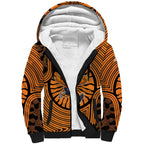 Greater Western Sydney Giants Sherpa Hoodie Indigenous Monochrome Dot Art Mascot Style
