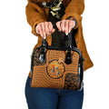 Greater Western Sydney Giants Shoulder Handbag Indigenous Monochrome Dot Art Mascot Style