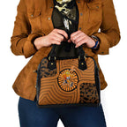 Greater Western Sydney Giants Shoulder Handbag Indigenous Monochrome Dot Art Mascot Style