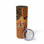 Greater Western Sydney Giants Skinny Tumbler Indigenous Monochrome Dot Art Mascot Style