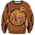 Greater Western Sydney Giants Sweatshirt Indigenous Monochrome Dot Art Mascot Style