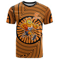 Greater Western Sydney Giants T Shirt Indigenous Monochrome Dot Art Mascot Style