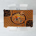 Greater Western Sydney Giants Tablecloth Indigenous Monochrome Dot Art Mascot Style
