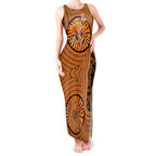 Greater Western Sydney Giants Tank Maxi Dress Indigenous Monochrome Dot Art Mascot Style