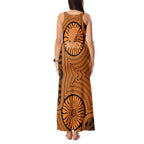 Greater Western Sydney Giants Tank Maxi Dress Indigenous Monochrome Dot Art Mascot Style