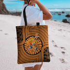 Greater Western Sydney Giants Tote Bag Indigenous Monochrome Dot Art Mascot Style
