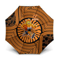 Greater Western Sydney Giants Umbrella Indigenous Monochrome Dot Art Mascot Style