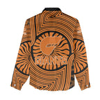 Greater Western Sydney Giants Women Casual Shirt Indigenous Monochrome Dot Art Mascot Style