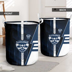 Geelong Cats Laundry Basket Modern Geometric Sports Graphic Style