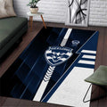 Geelong Cats Area Rug Modern Geometric Sports Graphic Style