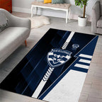 Geelong Cats Area Rug Modern Geometric Sports Graphic Style